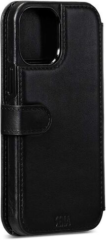 Wallet Book Case, Leather Book Style Folio Wallet with Kickstand & Card Slots for iPhone (Toffee, iPhone 13 Pro Max) in Kuwait