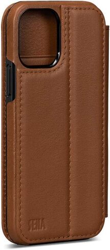 Wallet Book Case, Leather Book Style Folio Wallet with Kickstand & Card Slots for iPhone (Toffee, iPhone 13 Pro Max) in Kuwait