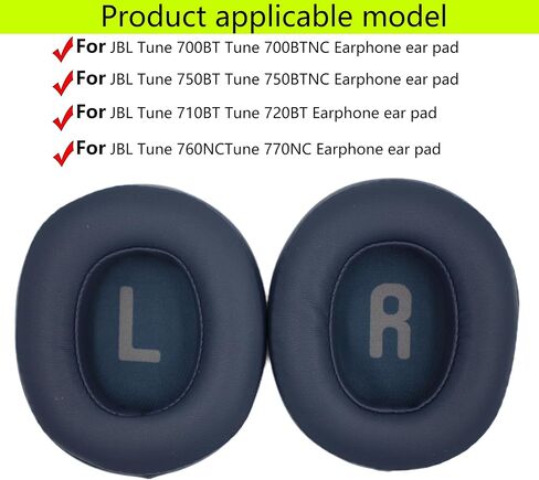 700BT استبدال وسادة الأذن نوع استبدال وسادة الأذن الملحقات وسادة الأذن متوافقة مع JBL Tune 700BT 710BT 750BT 750BTNC 760BTNC استبدال وسادة الأذن (أزرق) in Saudi Arabia