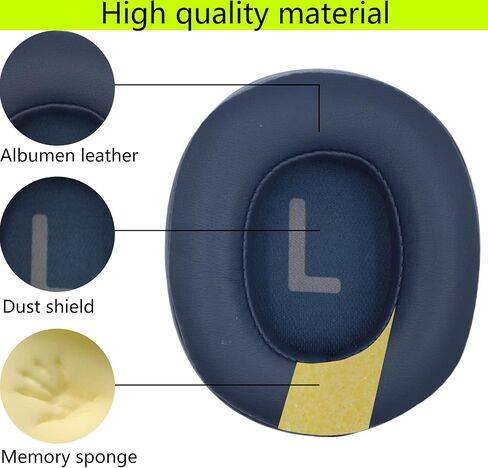 700BT استبدال وسادة الأذن نوع استبدال وسادة الأذن الملحقات وسادة الأذن متوافقة مع JBL Tune 700BT 710BT 750BT 750BTNC 760BTNC استبدال وسادة الأذن (أزرق) in Saudi Arabia