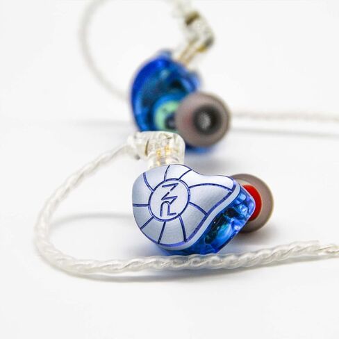 in Ear Headphones 4BA+1DD 5 Drivers IEM Earphones HiFi Wired Earphones with Microphone 3.5mm Audio Plug 2 Pin Detachable Cable Gaming Headphones, White in Saudi Arabia