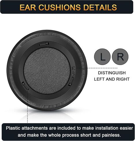 Upgrade Replacement Ear Pads for Corsair Virtuoso RGB Wireless SE Gaming Headset, Ear Cushion Compatible with Virtuoso XT, Durable Leather with Velour, Softer Memory Foam, Added Thickness in Saudi Arabia