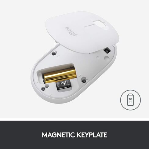 Logitech Pebble Wireless Mouse with Bluetooth or 2.4 GHz Receiver, Silent, Slim Computer Mouse with Quiet Clicks, for Laptop/Notebook/iPad/PC/Mac/Chromebook - Graphite in Saudi Arabia