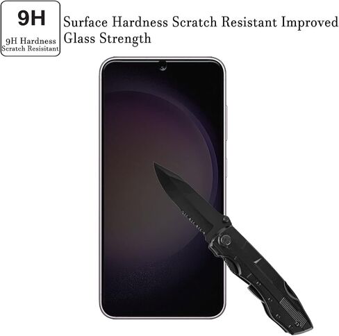 [2+2 Pack] Samsung Galaxy S23 Plus Privacy Screen Protector And Camera Lens Protector, [No bubbles] [Fingerprint ID Compatible] Premium Tempered Glass Screen Protector,for Galaxy S23 Plus in Saudi Arabia