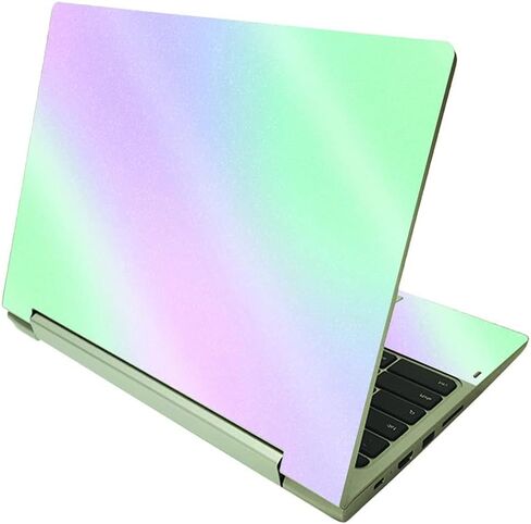 MightySkins Glossy Glitter Skin Compatible with Lenovo IdeaPad Flex 3 Chromebook 2-in-1 11.6" (2021) - Eye of The Storm | Durable High-Gloss Glitter Finish | Easy to Apply | Made in The USA in Saudi Arabia