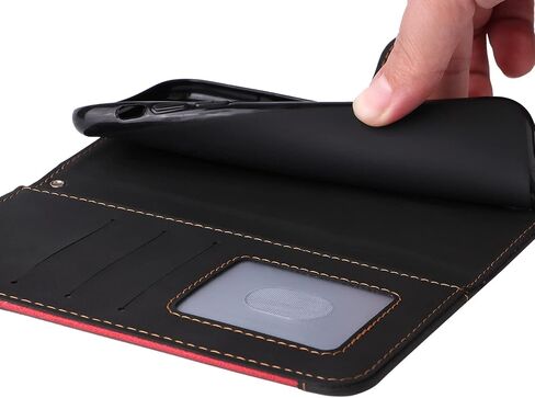 Asuwish Phone Case for Samsung Galaxy S10e Wallet Cover with Tempered Glass Screen Protector and Leather Flip Cover Credit Card Holder Slot Stand Cell S 10e 10se Se10 Women Men Black in Saudi Arabia