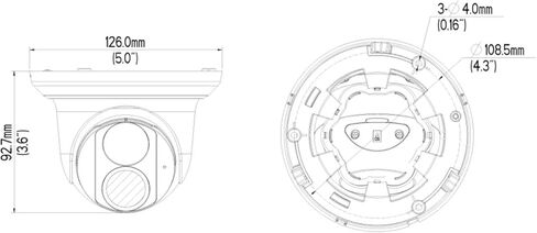 كاميرا Geovision GV-EBD2704 2MP IR للشبكة الخارجية مع عدسة 2.8 ملم in Kuwait
