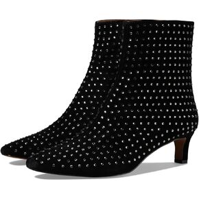 Madewell Women's Dimes Boot Suede W Hot Fix Crystal Fashion
