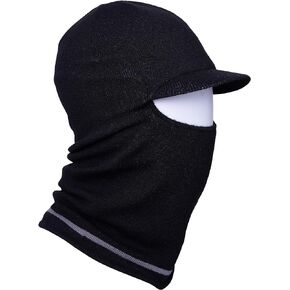 686 Men's Visor Knit Beanie - Winter Head Wear - Acrylic Knit Stretch Material - One Size Fits All