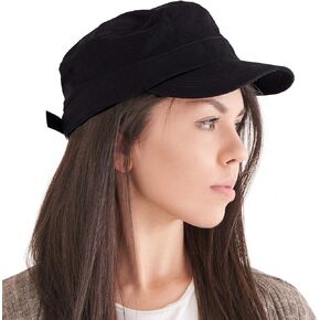 CHARM Cadet Military Army Cap - Mens Summer Cotton Painters Hat