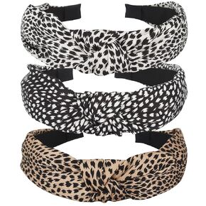 TOBATOBA Bandana Headbands: Paisley Prints, Boho Style Headwraps for Women and Girls - Non-Slip Hair Accessories in Red, White, and Black