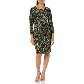 Kasper Women's Printed Faux Wrap Dress in Saudi Arabia