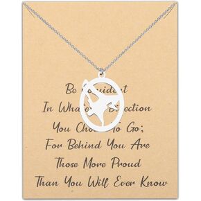 LQRI Hip Hop Dancer Gift Jumping Dancer Sport Necklace Dance Lovers Gift Break Dancing Gift Street Dancer Jewelry