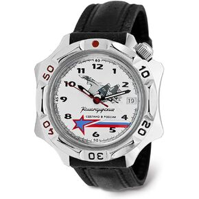فوستوك | ساعة يد ميكانيكية عسكرية من كومانديرسكي SU-35 فلانكر كوماندر للقوات الجوية الروسية | أزياء | الأعمال | ساعات رجالية كاجوال | موديل 531764 in Kuwait