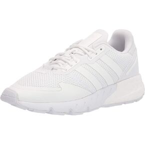 adidas Originals Unisex-Child ZX 1K Boost, White/White/White, 7