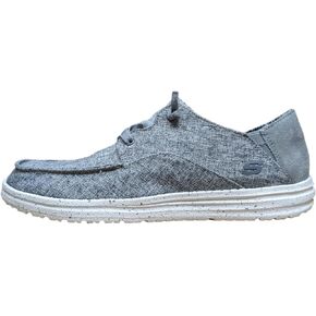 Skechers Men's Melson-Planon Sneakers (Grey/White, 13)