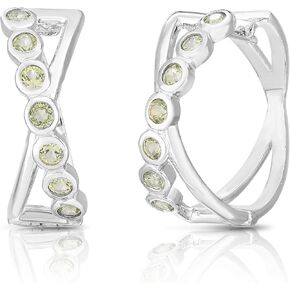 أقراط هوجي من الفضة الإسترلينية عيار 925 من إيلينا للنساء، لا تسبب الحساسية، تغليف جاهز للهدايا in Kuwait