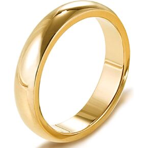 Stainless Steel Thumb Stacking Rings Dome Simple Women's Wedding Bands Promise Ring Statement Comfort Fit Size 4-12