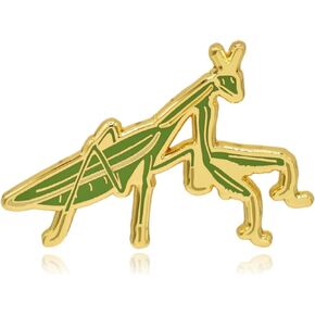 Praying Mantis Insect Hard Enamel Pin