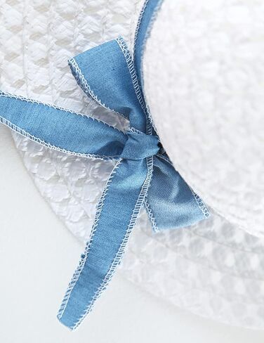 KIDSCOOL SPACE Baby Girls Overalls Jean Dress, Flower Embroidered Double Color Spliced Tulle Skirts in Saudi Arabia