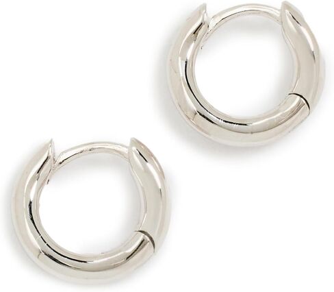 By Adina Eden Women's Solid Squiggly Huggie Earrings in Kuwait
