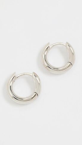 By Adina Eden Women's Solid Squiggly Huggie Earrings in Kuwait