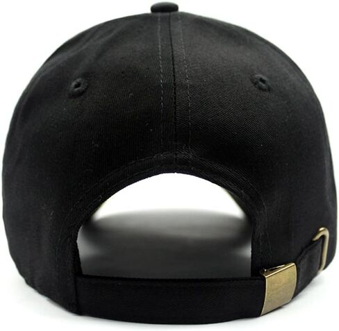 LOCOMO الرجال النساء سادة أسود سوبر إضافي طويل بيل سناب باك كاب FFH322 in Kuwait