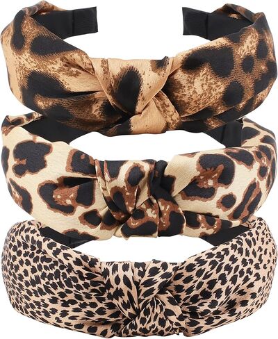 TOBATOBA Bandana Headbands: Paisley Prints, Boho Style Headwraps for Women and Girls - Non-Slip Hair Accessories in Red, White, and Black in Kuwait