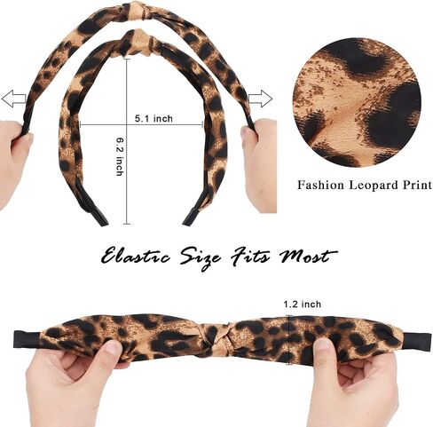 TOBATOBA Bandana Headbands: Paisley Prints, Boho Style Headwraps for Women and Girls - Non-Slip Hair Accessories in Red, White, and Black in Kuwait