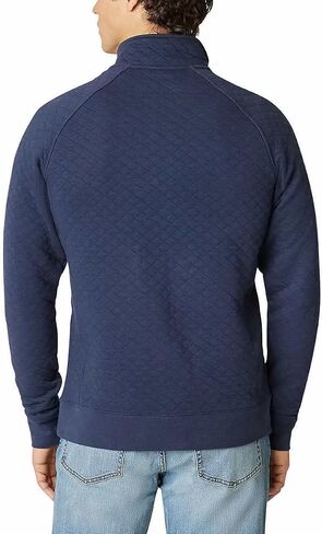Eddie Bauer Mens Midweight Quarter Snap Mock Quilted Pullover (as1, Alpha, xx_l, Regular, Regular, Blue) in Saudi Arabia