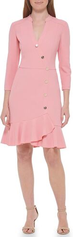 Tommy Hilfiger Women's 3/4 Sleeves Knee-Length Sheath Scuba Crepe in Saudi Arabia