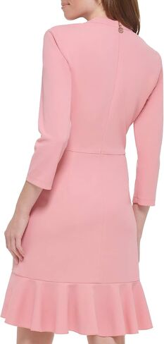 Tommy Hilfiger Women's 3/4 Sleeves Knee-Length Sheath Scuba Crepe in Saudi Arabia
