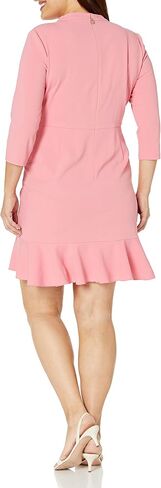 Tommy Hilfiger Women's 3/4 Sleeves Knee-Length Sheath Scuba Crepe in Saudi Arabia