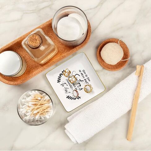 Gifts for Sisters from Sisters, Best Friend Birthday Gifts for Women sisters Big Sister Bestie Soul Sister In Law BFF Gifts, Thanksgiving Valentine Christmas Gifts - Jewelry Dishs, Ceramic in Kuwait