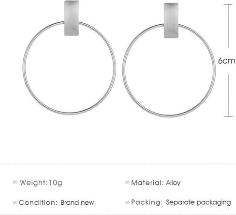 YienDoo أقراط دائرية رفيعة كبيرة على شكل دائرة متدلية أقراط ذهبية هندسية دائرية أقراط بار ترصيع أقراط الزفاف أقراط الزفاف حفلة موسيقية مجوهرات للنساء والفتيات in Kuwait