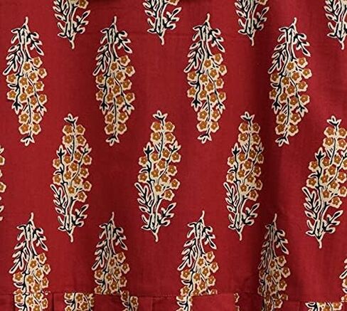 AVNI Printed Soft Cotton Printed, Hand Embroiderd, Applique look Peplum Tunic Top Blouse in Kuwait