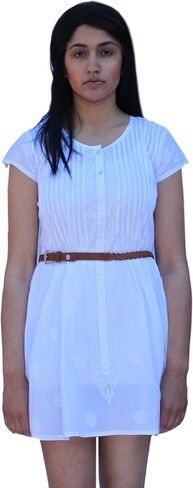 AVNI Printed Soft Cotton Printed, Hand Embroiderd, Applique look Peplum Tunic Top Blouse in Kuwait