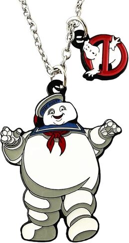 PIEINA Ghostbuster stay puft marshmallow man Horror Necklace Gifts for Men Woman, Zinc, No Gemstone in Kuwait