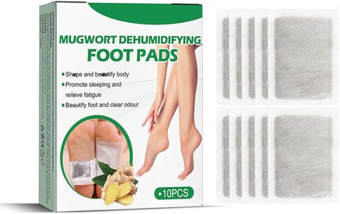 20PCS Natural Mugwort Sleep Foot Patches - Comfortable Foot Patches Deep Cleansing Foot Pads Relaxation Foot Pads in Saudi Arabia