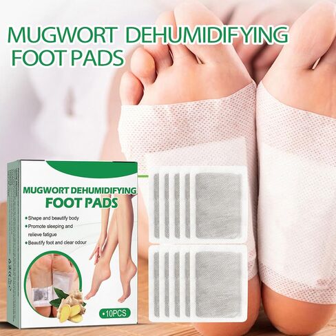 20PCS Natural Mugwort Sleep Foot Patches - Comfortable Foot Patches Deep Cleansing Foot Pads Relaxation Foot Pads in Saudi Arabia