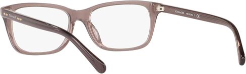 Coach HC6136U Universal Fit Prescription Eyewear Frames, Transparent Glitter Grey/Demo Lens, 53 mm in Saudi Arabia