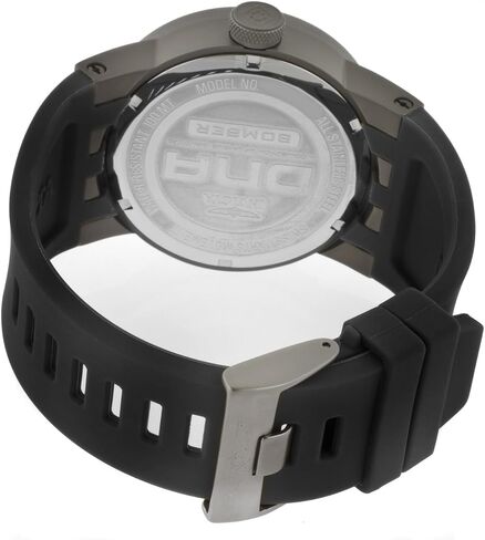 Invicta Men's 11647 DNA Bomber Silver Dial Black Silicone Watch in Saudi Arabia
