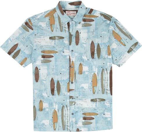 Kahala Men's Regular Fit Short Sleeve 100% Cotton Hawaiian Print Aloha Shirt in Saudi Arabia