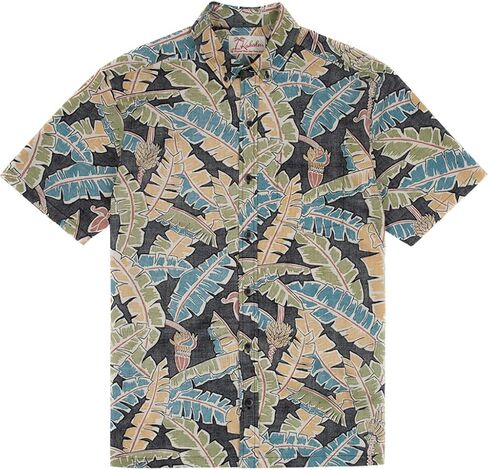 Kahala Men's Regular Fit Short Sleeve 100% Cotton Hawaiian Print Aloha Shirt in Saudi Arabia