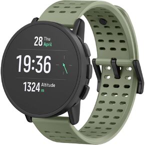 Watch Band for Suunto 9 Peak Pro/9 Peak/5 Peak/Race/Vertical, 22mm Silicone QuickFit Replacement Bands for Garmin Venu 3/Venu 2/Vivoactive 4/Forerunner 265/Forerunner 255