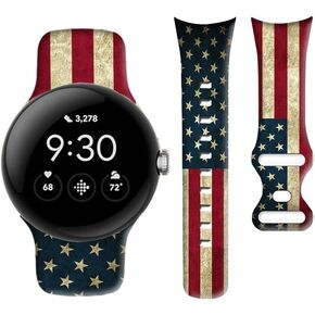 Compatible with Pixel Watch 2/1 Band for Women Men,Soft Silicone Waterproof Sport Replacement Strap for Pixel Watch 2 2023/ Pixel Watch 2022 Accessories