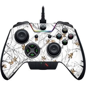 MightySkins Skin Compatible with Razer Wolverine Ultimate - Conceal Snow | Protective, Durable, and Unique Vinyl Decal wrap Cover | Easy to Apply, Remove, and Change Styles | Made in The USA