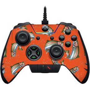 MightySkins Skin Compatible with Razer Wolverine Ultimate - Trout Collage | Protective, Durable, and Unique Vinyl Decal wrap Cover | Easy to Apply, Remove, and Change Styles | Made in The USA