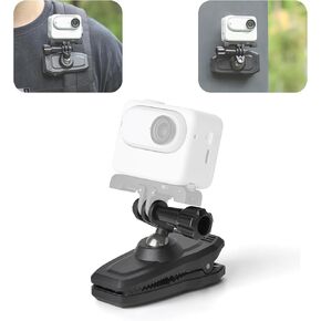 CAPART 360° Rotatable Magnetic Backpack Mount for DJI OSMO Action 4 3 Go Pro 12 11 10 9 Insta360 X4 X3 X2 ONE R ...