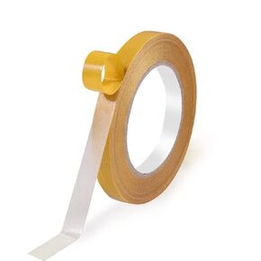 Double-Sided Fabric Tape Heavy Duty，Durable Duct Cloth Tape,Easy to Remove Without Residue,Super Sticky for Carpets Rugs and Clothing etc. (5CM/1.96in x 66ft/20M)